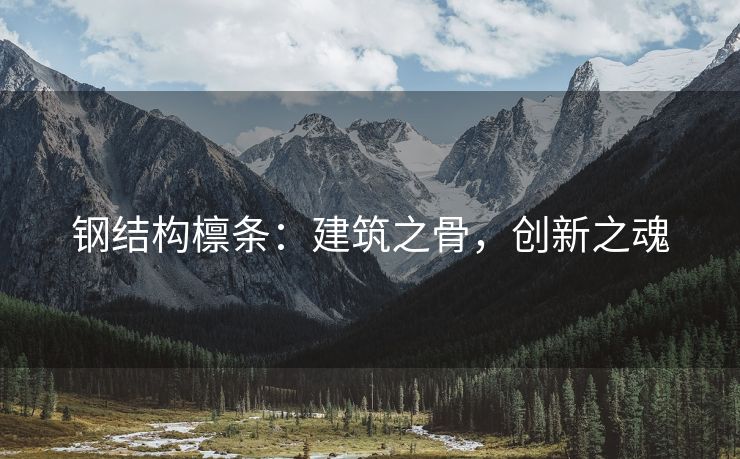 钢结构檩条：建筑之骨，创新之魂