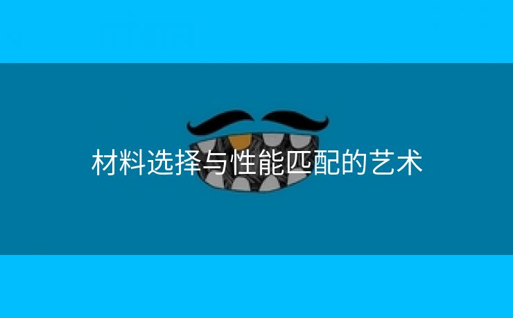 材料选择与性能匹配的艺术