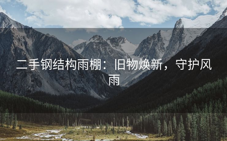 二手钢结构雨棚：旧物焕新，守护风雨