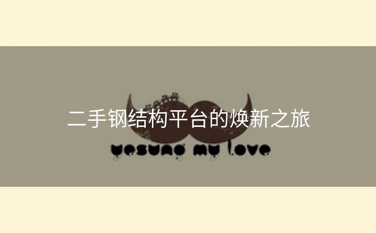 二手钢结构平台的焕新之旅