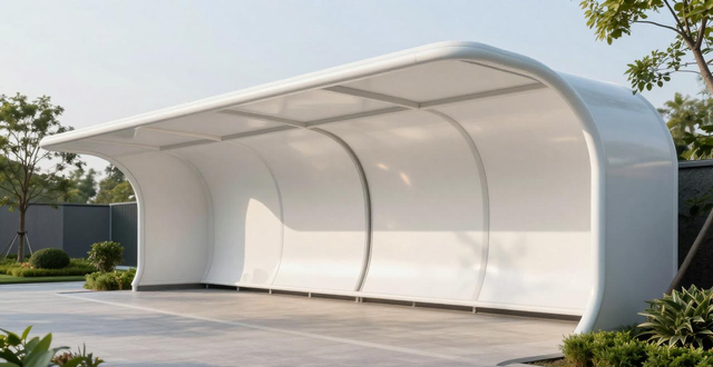 厂房两楼中间通道雨棚_厂房门口的遮雨棚_钢结构车棚设计图