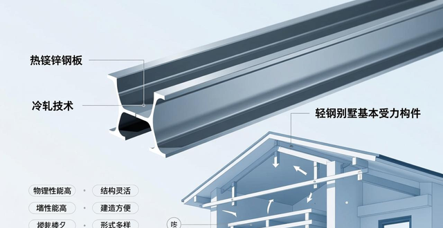 轻钢别墅热镀锌钢板_湖南钢构别墅加盟_轻钢结构工业厂房应用