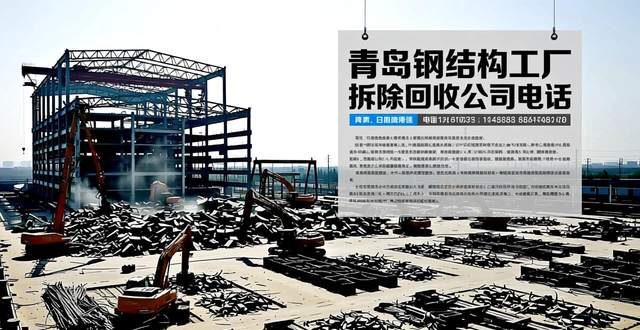 青岛钢结构厂房拆除回收_振华再生资源回收公司_青岛钢结构